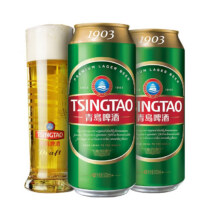 青岛啤酒经典1903 10度 四季常青罐 500mL 18罐 四季罐 赠送杯子85.2元（需领券）