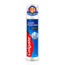 高露洁（Colgate）【孙颖莎推荐】欧洲进口卓效防蛀直立按压泵式牙膏130g含氟健齿24.9元 (月销1w+)