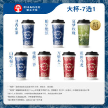 霸王茶姬「夏梦玫珑」原叶鲜奶茶大杯7选1 电子兑换券单次核销15.03元+237 淘金币