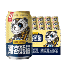 潮客熊猫 精酿菠萝啤无醇啤酒 500ml*6罐19.8元包邮