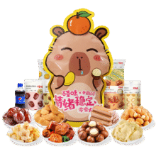 百草味 卡皮巴拉 情绪稳定零食大礼包1005g26.9元