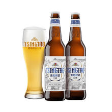 青岛啤酒 TSINGTAO 全麦白啤 瓶装白啤 500mL 12瓶 10度63.5元（需买2件，需用券）