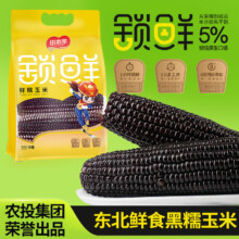 吉林省农投旗下品牌，田本部 正宗东北黑糯玉米 220~260g*8支新低15.61元包邮