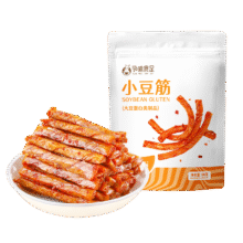 PLUS会员、首购：孕味食足辣条香辣小豆筋 解馋网红小零食儿时豆干孕妇零食50g1.87元