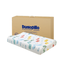 邓禄普（Dunlopillo）ECO幼童呵护枕 斯里兰卡进口天然乳胶枕头 3-5岁309元 (月销4000+)