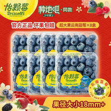 Driscoll's 怡颗莓 国产蓝莓大果 125g*6盒12.48元
