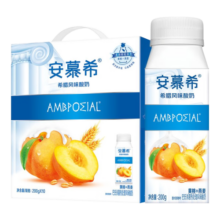 伊利安慕希高端黄桃燕麦酸奶200g*10瓶/箱 浓郁口感  礼盒装 2月产54元 (券后省10)