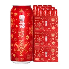 88VIP：雪花啤酒 经典喜庆红罐 8度 500ml*12听*3箱27.4元/箱，82.18元+3.87元淘金币（返卡5元后）