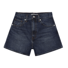 Levi's李维斯冰酷系列女士美式复古时尚微喇气质深蓝色牛仔短裤 深蓝色 26443元