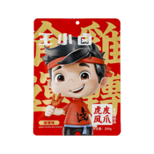 王小卤虎皮凤爪 鸡爪  卤鸡爪 零食 休闲零食 微辣味210g31元