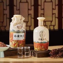 泸州老窖定制酒 高粱熟了(曲悦) 52度浓香型白酒礼袋装500mL*4瓶 赠头曲125mL*2瓶249元包邮（62.25元/瓶）