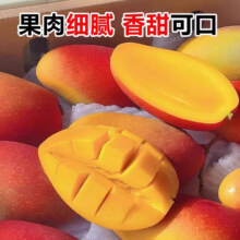 鲜宝道海南贵妃芒果新鲜热带应季水果 当季甜心 5斤中果单果90-150克净重4.5斤14.9元（需领券）如有省钱卡20-2元更便宜