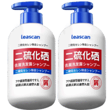 PLUS会员、需首购：LEASCAN 二硫化硒洗发水 去屑止痒21.12元包邮（多重优惠，合10.56元/件）