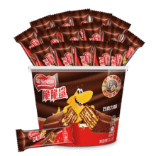 雀巢（Nestle）脆脆鲨【虞书欣推荐】威化饼干巧克力味桶装212.5g 休闲零食 早餐9.4元