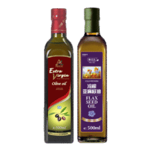阿格利司（AGRIC）特级初榨橄榄油500ml+冷榨亚麻籽油500ml 礼盒佳节好礼119元