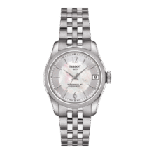 天梭（TISSOT）瑞士手表 宝环系列腕表 机械女表 母亲节礼物T108.208.11.117.008450元