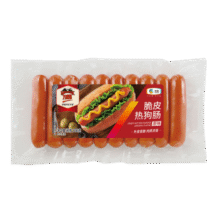 万威客 脆皮热狗肠(原味) 300g/10根 火腿肠香肠烤肠零食半成品早餐烧烤19.9元 (月销1w+)