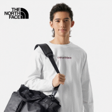 6日20点:The North Face北面 长袖T恤春季男户外大LOGO纯棉内搭薄 卫衣167元包邮（限购两个小时）
