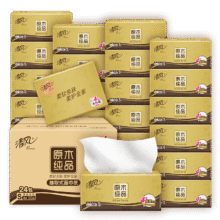清风 抽纸 金装厚柔 360张*24包S码98.4元（需领券，合24.6元/件）