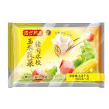 湾仔码头玉米蔬菜猪肉水饺1800g90只 早餐夜宵 生鲜速食 速冻饺子45.9元 (月销1w+)