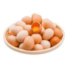 谷物鲜鸡蛋 农户散养新鲜鸡蛋 单枚40g±5 10枚（40克/枚）2.58元