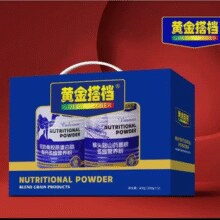 黄金搭档 猴头菇葛根多维营养粉 300g*2罐礼盒装￥49.50