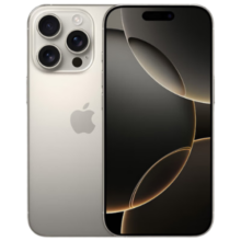 Apple/苹果 iPhone 16 Pro 256GB 原色钛金属 支持移动联通电信5G 手机【返移动话费券】8299元 (月销1w+)