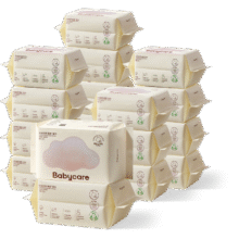 babycare小熊巾加厚绵柔巾 80抽*18包82.91元（需领券）