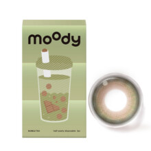 [领限时券!]moody美瞳半年抛1片牛乳绿豆冰素颜彩色隐形眼镜29.9元 (券后省9)