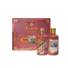 PLUS会员: 茅台（MOUTAI）生肖 乙巳蛇年 酱香型白酒 53度 375ml*2 礼盒装3641.22元