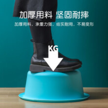 茶花（CHAHUA） 脸盆塑料盆大号加厚加深塑料洗脚盆家用学生宿舍洗衣盆 随机色【 39cm 】 加厚加深11.9元