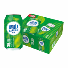 青岛啤酒崂山清爽330ml×20罐29.61元+120淘金币 包邮