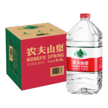 农夫山泉 饮用水 饮用天然水 4L*4桶 大瓶桶装水 整箱装26.9元 (券后省5,月销1000+)