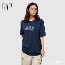 Gap 清仓神车！纯棉字母logo短袖 美版570044（全色全码有货）69元