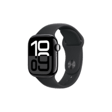 16日0点、再降价:苹果 Apple Watch Series 10 智能手表 GPS款 42mm 亮黑色 黑色橡胶表带 M/L1856.41元（需领券）