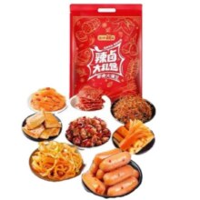临期：盐津铺子 辣卤零食大礼包75包（25/6/12）9.3元包邮（需领券+淘金币）