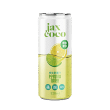 需首单：珏士高（jaxcoco）柠檬味维生素气泡水320ml*1罐 越南进口1.57元包邮
