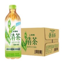 黄子弘凡同款三得利清茶无糖至淳绿茶500ml*15瓶整箱茶饮料52.5元 (券后省5)