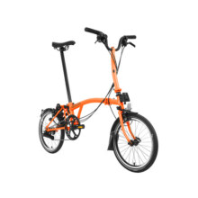 BROMPTON小布C Line霞光橙 M把/S把6速L版轻便便携折叠自行车15900元