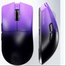 前行者 轻量化鼠标 S9Pro黑紫-三模 PAW3395+凯华白刃174元包邮（双重优惠）
