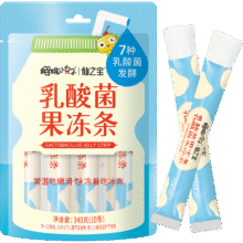 plus：樱桃小丸子乳酸菌果冻条儿童零食休闲棒棒碎冰冰34g*10根61儿童节礼物下午茶4.66元