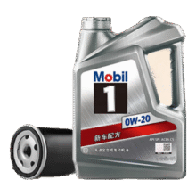 美孚（Mobil）保养单次卡 银美孚1号汽机油0W-20 SP级 4L30天可用213.12元