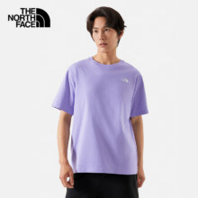 北面（The North Face）半袖T恤男短袖休闲舒适吸湿半袖透气简约耐穿24春夏新款|88GC PJO/帝王紫 L /175104元