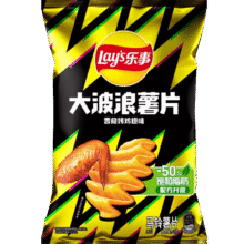 乐事（Lay's） 经典/大波浪/奇多系薯片 大波浪香脆烤鸡翅味40克26.9元（需领券，合2.69元/件）