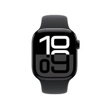 苹果 Apple Watch Series 10 智能手表 GPS款 42mm 亮黑色 黑色橡胶表带 S/M券后1856.41元