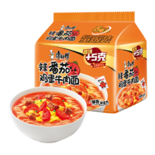 康师傅 经典辣番茄鸡蛋牛肉面五连包110g*5*3件29.7元合9.9元/件