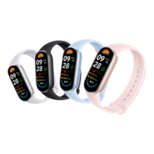 限地区：MI/小米 9 智能手环 心率血氧监测运动 银色 NFC版237.15元