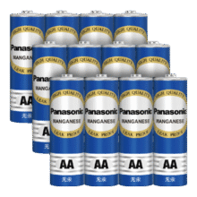 Panasonic 松下  5号/7号碳性干电池 12节1.9元包邮(需用券，限今日)