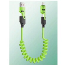 再降价：元力猫 车载四合一弹簧快充数据线 65w 1.5m2.91元（需领券）