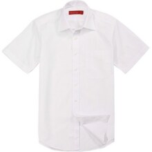 富绅白衬衫男夏季短袖抗皱职业正装半袖宽松上班工作装西服上衣薄53元 (券后省135)